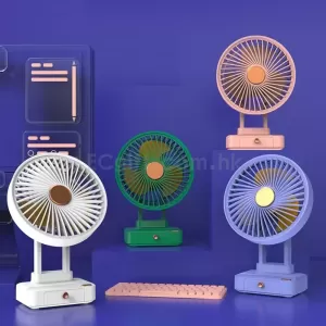 簡約帶抽屜小風扇