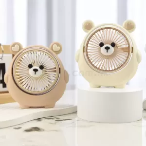 萌熊檯面迷你風扇