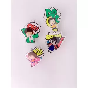 禮品編號：8277卡通亞加力夾訂製