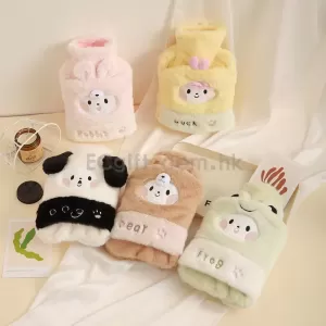 雙插手款毛絨暖水袋
