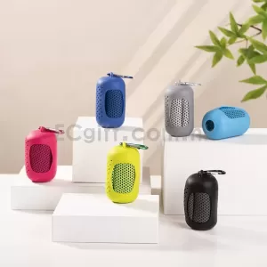 便攜硅膠套運動冰巾
