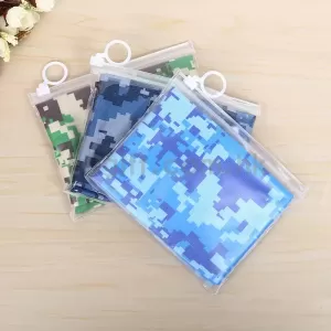 印花迷彩冰毛巾