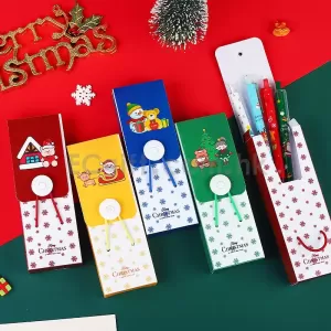 聖誕節塔扣PP筆盒 HK$3.5