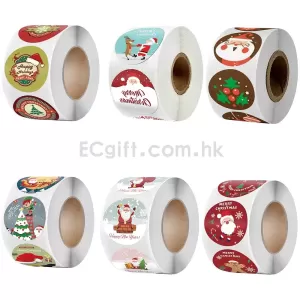 聖誕節不乾膠卷裝貼紙 HK$2.99