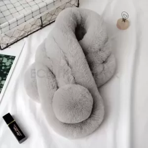 毛絨圍巾 圍脖