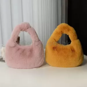 新款毛絨餃子包 手提包