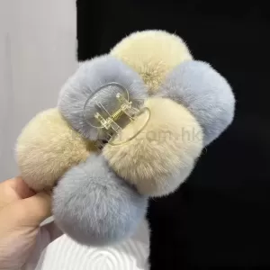 球球抓夾 鯊魚髮夾