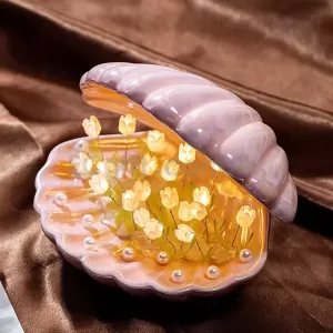 鬱金香貝殼小夜燈