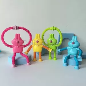 DIY伸縮管便攜百變卡通解壓玩具 HK$