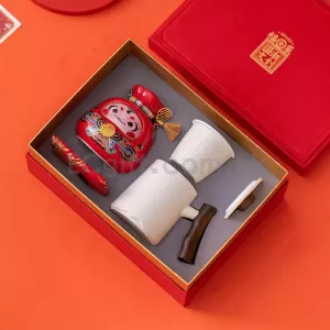 蛇年陶瓷茶具套裝