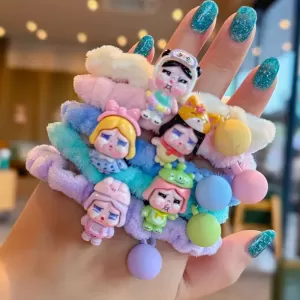 卡通毛絨髮圈