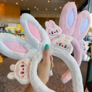 毛球兔耳朵髮箍