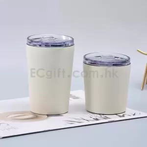 簡約米白色保溫杯