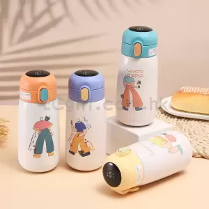 手拎卡通智能保溫杯
