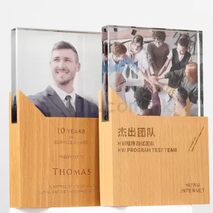 水晶獎座紀念牌