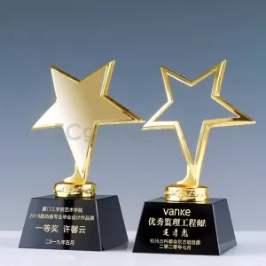 金屬星星小號獎盃