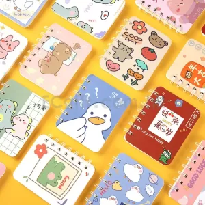 線圈卡通迷你本子