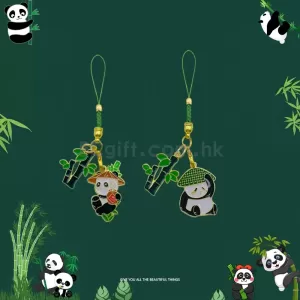 中國風熊貓掛件鑰匙扣 HK$4.2