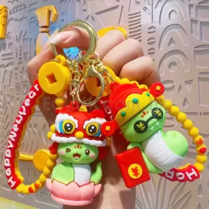 國潮小青蛇鑰匙扣