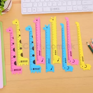 長頸鹿塑料間尺15cm HK$0.6
