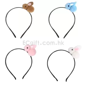 毛絨迷你小兔子頭箍 HK$4.2