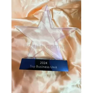 禮品編號：8195 星星水晶獎座