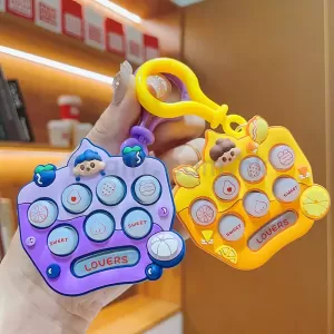 水果女孩地鼠機鑰匙扣 HK$13.8