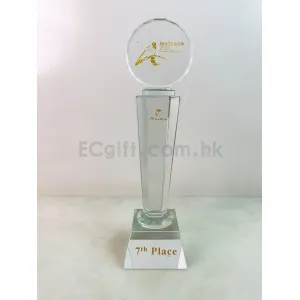 禮品編號：不規則水晶獎盃