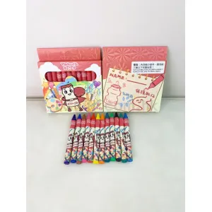 12色卡通蠟筆訂製