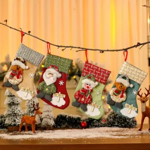 小號麻布聖誕襪 HK$11.7