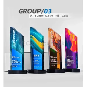 煥彩水晶獎盃