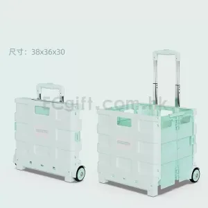小號不帶蓋兩輪購物車 拉車