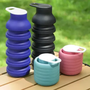 硅膠可折叠水樽