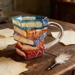書本玻璃杯