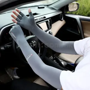 冰絲防曬半指袖套