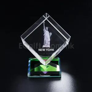 方體水晶獎座