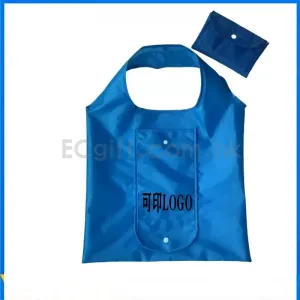 滌綸摺疊購物袋 弧形手提