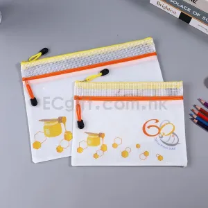 雙層拉璉網格文件袋