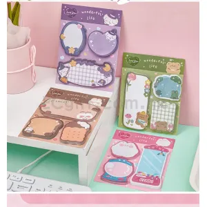 卡通組合便利貼