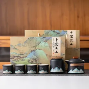 黑陶茶具套裝