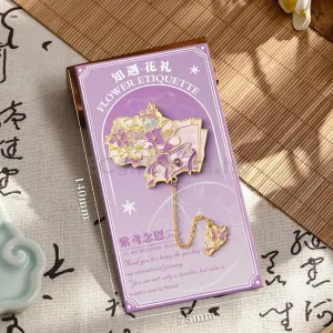金屬花束書簽