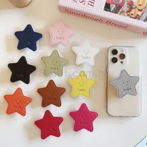 星星皮質手機支架
