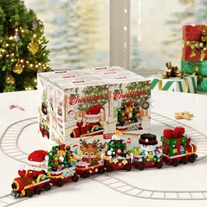聖誕火車積木