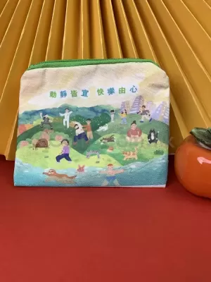 禮品編號：8564帆布散紙包