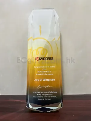 禮品編號：10614  創意水晶獎盃