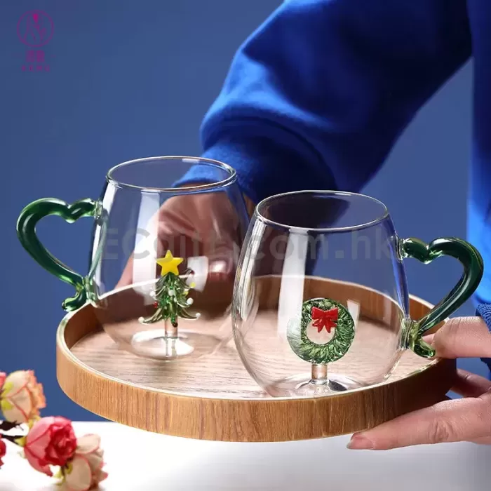 聖誕節玻璃杯