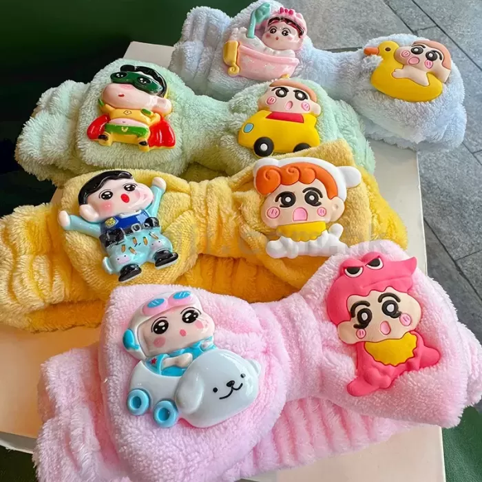 卡通洗臉束髮帶