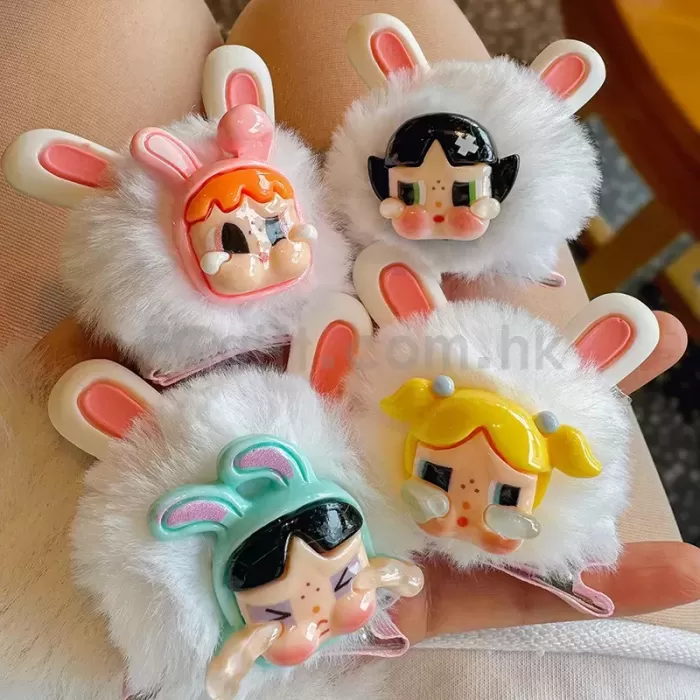 毛球髮夾
