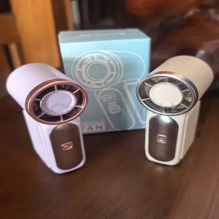 禮品編號：10985 智能數顯迷你手持風扇