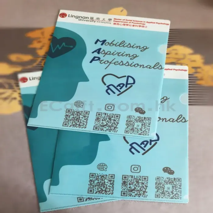 禮品編號：8153 滿版彩印L型文件夾